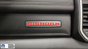 2019-2025 Ram 1500 Bighorn Dash Inlay Emblem Decal Vinyl Sticker Dodge - Picture 1 of 6