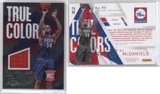 2014 Panini Prestige True Colors Materials Plus /199 KJ McDaniels #71 Rookie RC