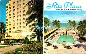 Jacob's The Ritz Plaza Hotel Miami Beach Florida FL 1960s Chrome Postcard - Picture 1 of 2