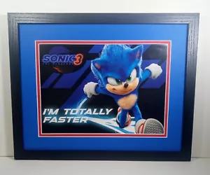Sonic Display Framed Sonic The Hedgehog 3 Movie Photo Poster Plaque 11x14 - Picture 1 of 7