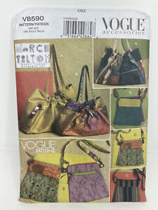 Vogue Patterns Accessories MARCY TILTON Sewing Instructions & Patterns V8590