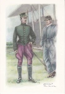 Carte Militaire Uniforme Belge Aviation et Forces Aériennes 1912 - Picture 1 of 2