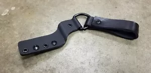 Kydex Dangler with leather loop to fit most kydex sheaths (Bk) - Picture 1 of 1