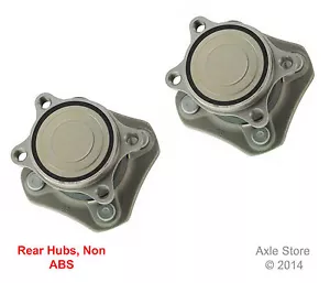 2 conjuntos de cojinetes de buje de rueda trasera aptos para Nissan Sentra 2007-2012 2,0 L sin ABS - Imagen 1 de 5