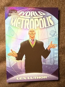 2025 UD Fleer Brilliants SUPERMAN - World of Metropolis SP 1;80 Lex Luthor #WM10 - Picture 1 of 2