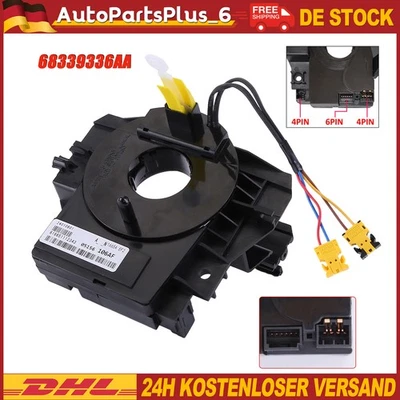 AUTOPARTSPLUS_6 5156106AF 68339336AA FÜR CHRYSLER DODGE JEEP 20 F8B6 WICKELFEDER SPIRALKABEL NEU