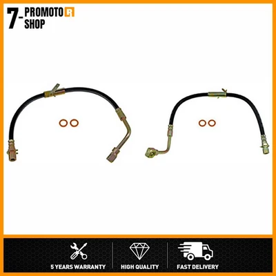 Kit dianteiro mangueira de freio hidráulica 2x para Chevrolet S10 1991-1993 4WD - Imagem 1 de 4