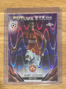 23/24 Topps Chrome UCC Kobbie Mainoo Man Utd /175 Future Stars - Picture 1 of 2