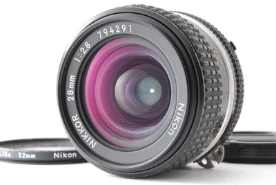 [Casi Como Nuevo] Lente Nikon Ai-S Ais Nikkor 28 mm f/2,8 Gran Angular MF Prime JAPÓN 18 Foto 1 de 4