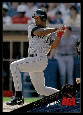 1993 Leaf Eduardo Perez Rookie California Angels #483 - Image 1 of 2