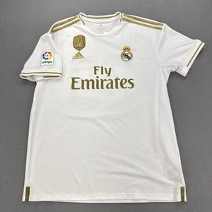Adidas Real Madrid Jersey mens XL Soccer Football shirt FIFA 2018 distressed - Picture 1 of 6