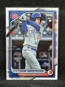 2024 Bowman Paper Pete Crow-Armstrong #85 RC NM Cubs - Picture 1 of 2