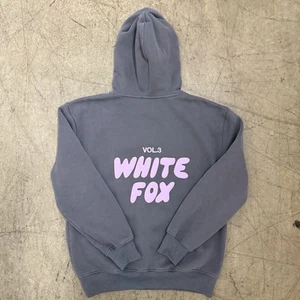 White Fox Vol 3 Hoodie Womens XS/S Gray Volume Three Offstage Boyfriend Lounge - Picture 1 of 12