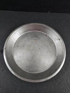 Ekco 1309 pie 8" x 1 in Pan Tin Plate Aluminum Vintage Grandma Discolored Small - Picture 1 of 4