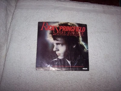 RICK SPRINGFIELD--LOVE SOMEBODY / GREAT LOST ART OF COVERSATION   45  PS   #274 - Image 1 of 4
