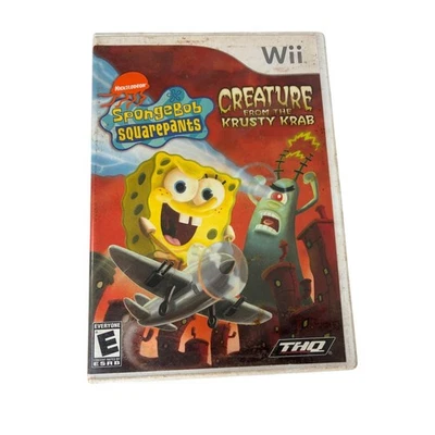 SpongeBob SquarePants Creature From The Krusty Krab Wii Video Game - Image 1 of 3