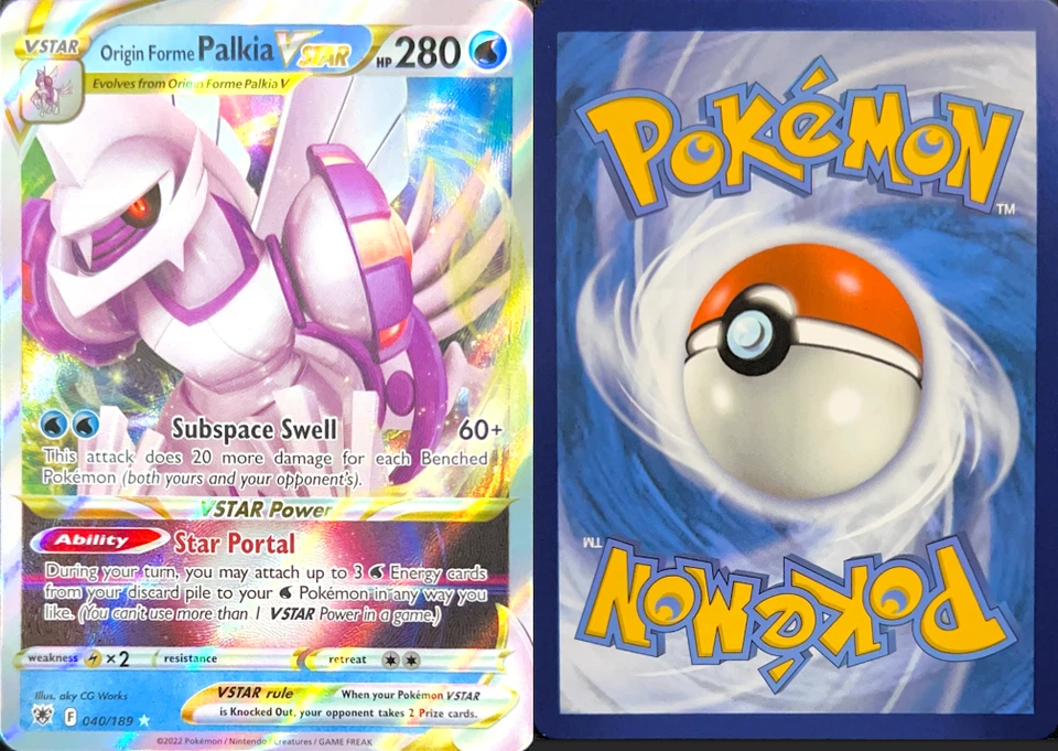 Origin Forme Palkia VSTAR 040/189 Swsh10: Astral Radiance Holo - Image 1 of 1