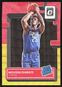1952G 2022-23 Donruss Optic #247 Moussa Diabate Red & Gold Wave #/99 - Picture 1 of 2