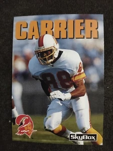1992 SkyBox Impact Football Card #198 Mark Carrier Tampa Bay Buccaneers  - Bild 1 von 2