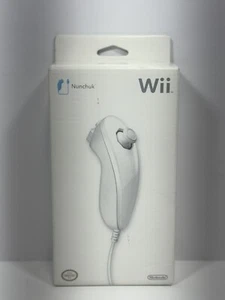 Nintendo Wii White Nunchuk Controller Brand New Factory Sealed - Picture 1 of 2