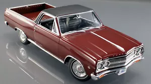 1965 Chevelle MAROON w vinyl top 1:18 Acme - Picture 1 of 2