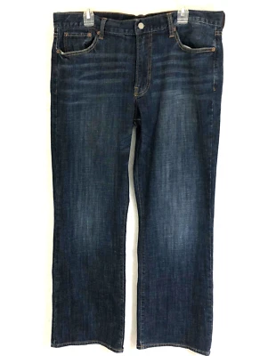 Pantalones de mezclilla Lucky Brand 367 para hombre 38,5 W 28,5 L azul oscuro 367 bota vintage Foto 1 de 4