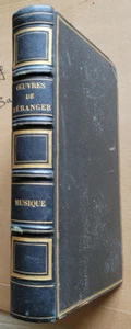 Musique des Chansons de BERANGER ill GRANVILLE 53 gravures éd Perrotin 1897 - Imagen 1 de 15