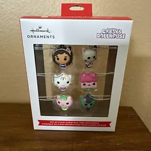 Hallmark Gabby's Dollhouse Ornaments * 6 mini ornamenti * nuovo - Foto 1 di 2
