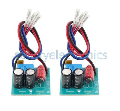 2PCS 60W 2 Way Speaker Crossover Board Bass Tweeter Frequency Divider NEW - Image 1 of 4