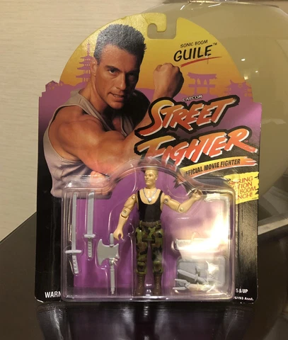 SONIC BOOM GUILE 3.75" Street Fighter Movie Edition JCVD, HASBRO, NEW Cover