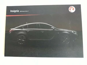 VAUXHALL INSIGNIA Saloon Estate Tourer 1.6 1.8 2.0 CDTi 2.8i V6 Brochure 2009 - Picture 1 of 1