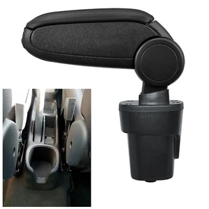 APOYABRAZOS REPOSABRAZOS CENTRAL OPEL KARL (2015-2018) CUERO NEGRO NUEVO - Picture 1 of 6