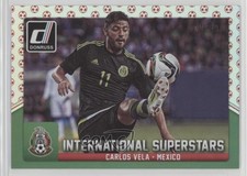 2015 Panini Donruss International Superstars Red Soccer Ball /49 Carlos Vela #58