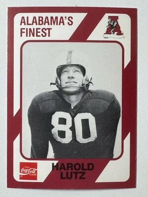 Harold Lutz - 1989 Collegiate Collection #164 Alabama’s Finest - Coke - Image 1 of 4