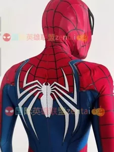 PS5 Advanced Spider-man Jumpsuit Cosplay Spiderman Suit Costume Halloween Props - Picture 1 of 6