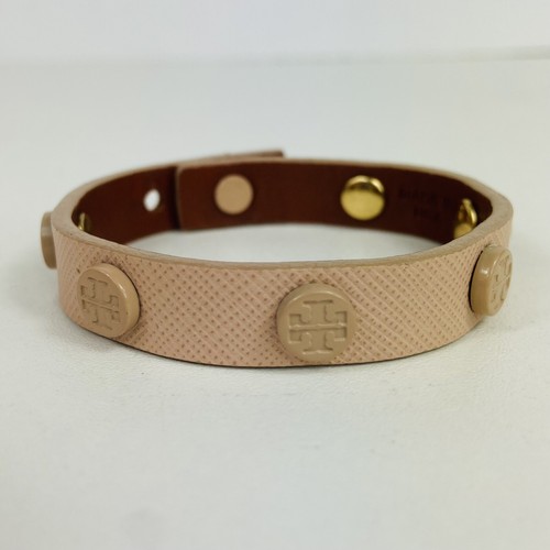 Tory Burch Bracciale Nudo Blush Saffiano Pelle Beige