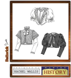 Historische viktorianische Jacke Schnittmuster Sie wählen Größe 6-20 Butterick 4952 OOP - Bild 1 von 3