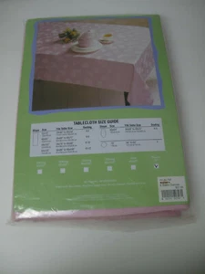 Vintage Original Sonoma Haushaltswaren Tischdecke Rund 70" Rosa - Bild 1 von 4