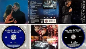 BOCELLI ANDRE *VG+* "UNDER DESERT SKY" 2006 US DECCA CD+DVD IN TRI-FOLD DIGIPAK - Picture 1 of 1