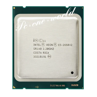 Intel Xeon E5-2660 V2 2.2 GHz 10-Core SR1AB 20T 25M LGA2011 95W Processor CPU - Image 1 of 4