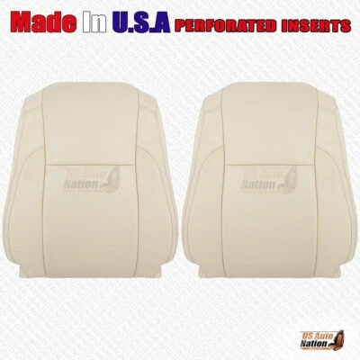 For 2014 -2019 Toyota Highlander Driver & Passenger Tops Perf Leather Cover Tan - Image 1 of 4