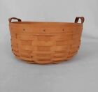 Jasper Basket Works Vintage Farmhouse Handwoven Maple Wood Basket