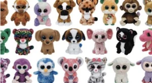 TY Beanie Boo Bulk Mixed Lot of 5 Random 6” Plush Beanie Boos - Picture 1 of 2