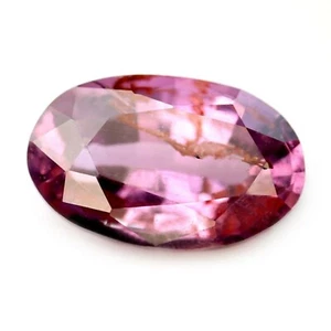 Certified Natural Unheated Pink Sapphire 0.67ct Oval From Madagascar Mines 6x4mm - Picture 1 of 2