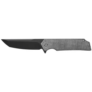 EIKONIC/SIG SAUER 3.3" Tanto SS Blade Folding Pocket Knife, Grey Black #TS8BB - Picture 1 of 6