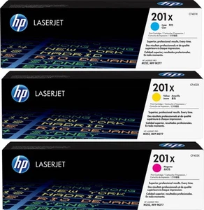 HP 201X Toner Multipack (CF253XM) · 3-farbig (CMY) - Photo 1/1