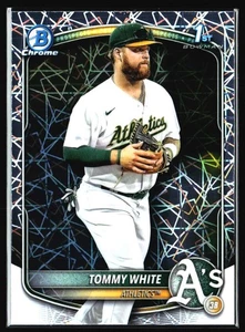 2025 Bowman Chrome Mojo Tommy White Rookie Oakland Athletics #251 - Picture 1 of 2