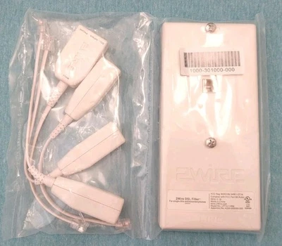 2Draht DSL Filter Einzelleitung Wandhalterung LFT 4-1-WM mit 4 Netzfiltern Neu Versiegelt - Bild 1 von 4