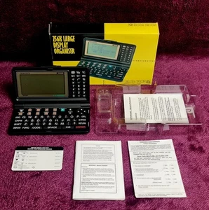 ✔️ Vintage Working Zeon Tech 256K Large Display Digital Organiser - Boxed - Picture 1 of 14
