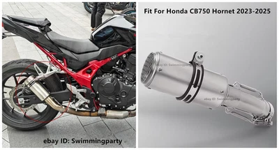 Silenciador de 51 mm de conexión de tubo de escape para motocicleta Honda CB750 Hornet 2023-25 Foto 1 de 4